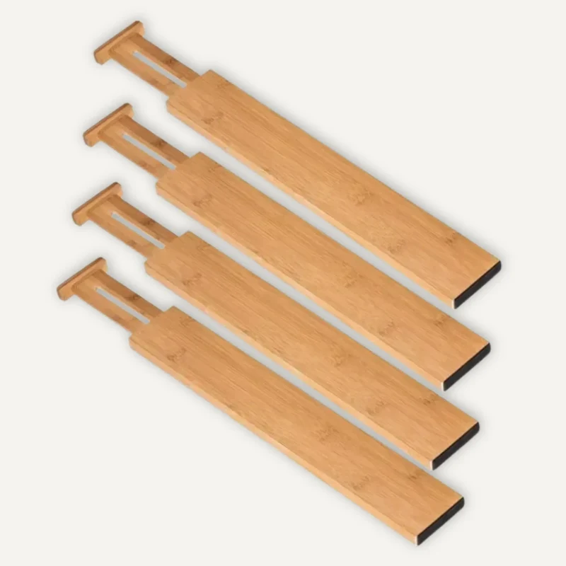 Séparateurs de Tiroir en Bambou Extensibles