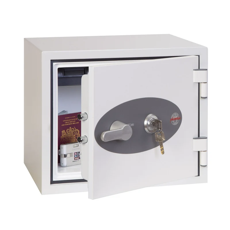 Coffre-fort ignifuge PHOENIX Titan FS1281 - Feu 60 min - Serrure à clé - 16 Litres