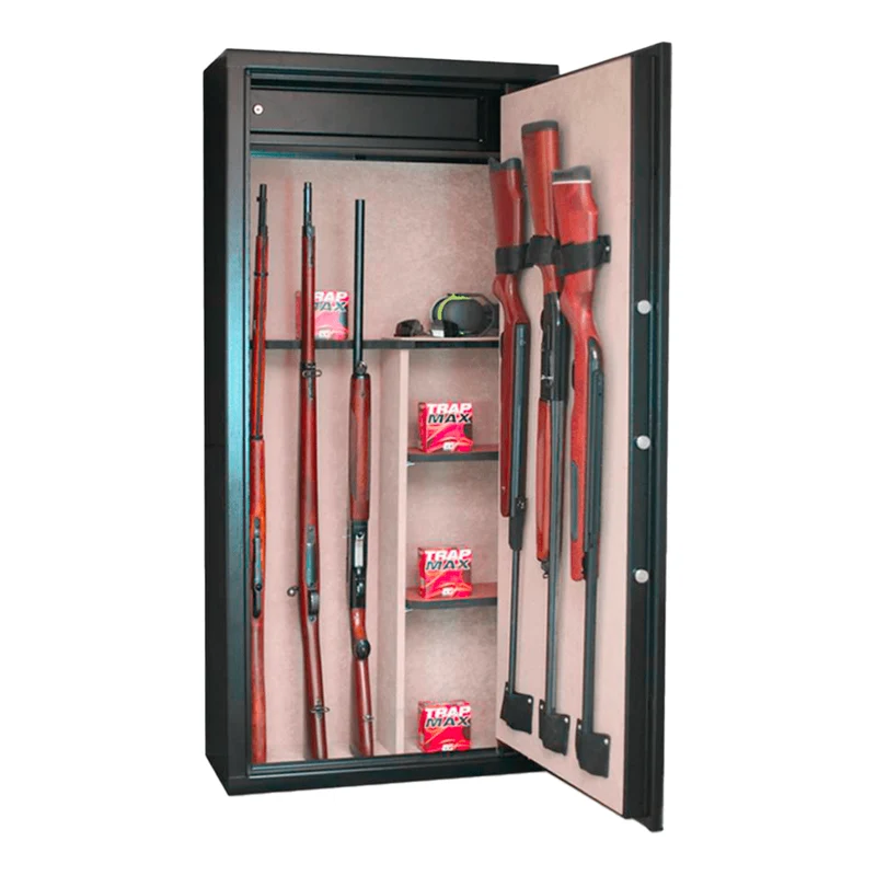 Armoire à fusils INFAC Classic CT-14 - 14 armes - Serrure à clé - EN 14450 Classe S1